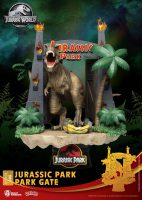 Beast Kingdom D-Stage Jurassic Park Gate Diorama 15cm