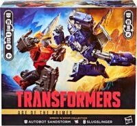 Transformers Age of the Primes Wreck ‘n Doom 2 Pack Sandstorm Slugslinger