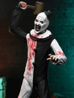 NECA Terrifier 2 Ultimate Art the Clown (Blood Splattered) Action Figure.