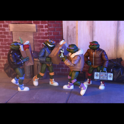 NECA Haulathon Teenage Mutant Ninja Turtles Punk Turtles 4 Pack