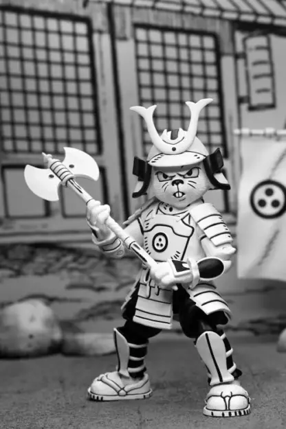 NECA Usagi Yojimbo Samurai Usagi Black and White Action Figure