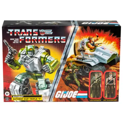 Transformers X G.I.Joe Kup ( Triple T ) With Sgt Slaughter and Leatherneck