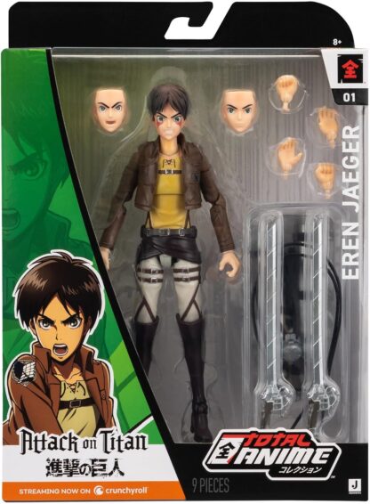 Total Anime Attack on Titan Eren Jaeger Action Figure