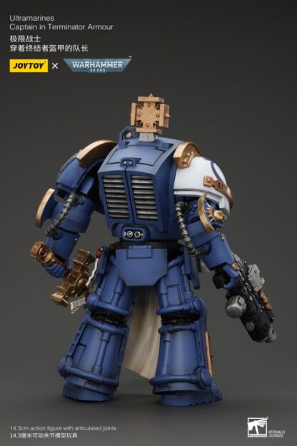 Joytoy Warhammer 40K Ultramarines Captain in Terminator Armour 14cm Action Figure