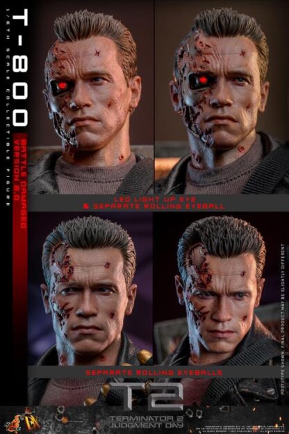 Hot Toys Terminator 2 DX46 T-800 Battle Damaged Version 2.0