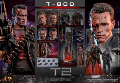 Hot Toys Terminator 2 DX46 T-800 Battle Damaged Version 2.0