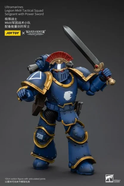 JoyToy Warhammer The Horus Heresy Ultramarines Legion MKIII Tactical Squad Sgt with Power Sword