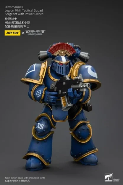 JoyToy Warhammer The Horus Heresy Ultramarines Legion MKIII Tactical Squad Sgt with Power Sword