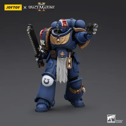 Joytoy Warhammer 40K Space Marine 2 Ultramarines Lieutenant Titus 14cm Action Figure