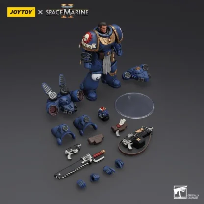 Joytoy Warhammer 40K Space Marine 2 Ultramarines Lieutenant Titus 14cm Action Figure