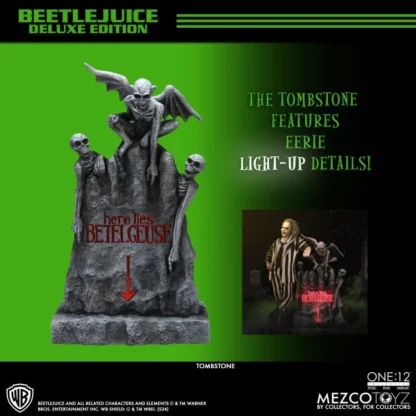 Mezco One:12 Collective Beetlejuice ( 1988 ) Deluxe Edition Action Figure