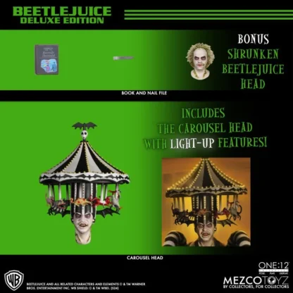 Mezco One:12 Collective Beetlejuice ( 1988 ) Deluxe Edition Action Figure