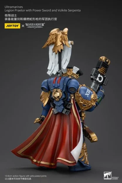 JoyToy Warhammer The Horus Heresy Ultramarines Legion Praetor with Power Sword and Volkite Serpenta