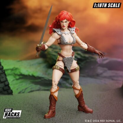 Boss Fight Studios Hero H.A.C.K.S Red Sonja 1/18 Scale Action Figure