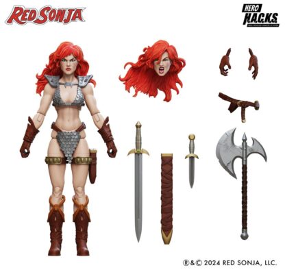 Boss Fight Studios Hero H.A.C.K.S Red Sonja 1/18 Scale Action Figure