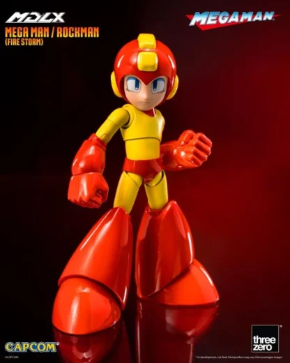 Threezero Mega Man MDLX Articulated Figure Series Mega Man (Fire Storm)