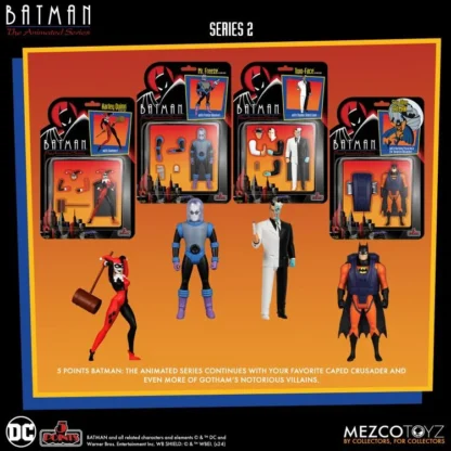 Mezco 5 Points Batman The Animated Series Wave 2 Deluxe Set of 4 Figures