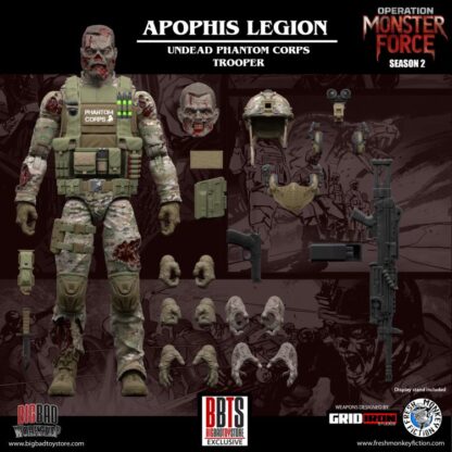 Operation: Monster Force Season 02 Apophis Legion Undead Phantom Corps Trooper