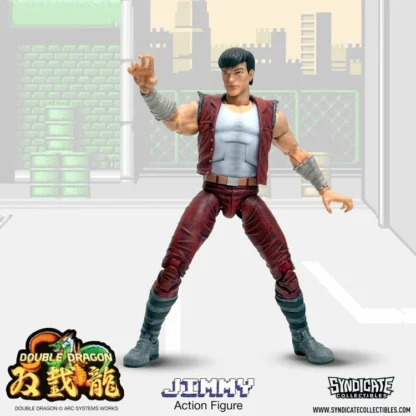 Syndicate Collectibles Double Dragon Deluxe Jimmy Lee Action Figure