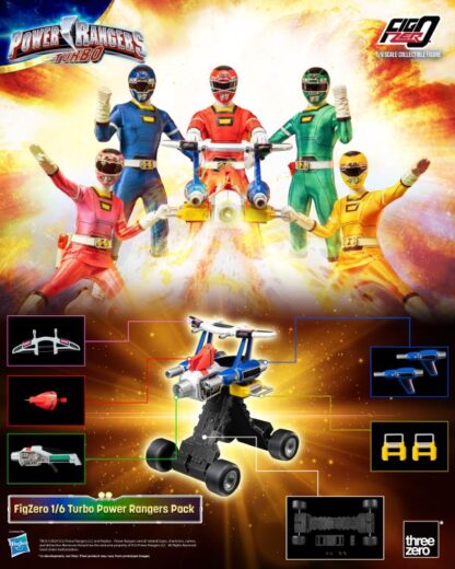 Threezero Power Rangers Turbo 5 Pack