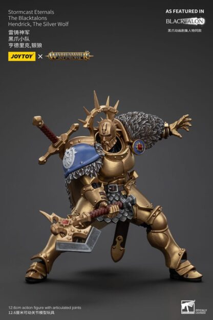 Joy Toy Warhammer Age of Sigmar Stormcast Eternals The Blacktalons Hendrick The Silver Wolf