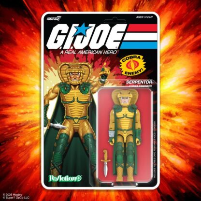 Super7 GI Joe ReAction+ Serpentor ( Cartoon Version )