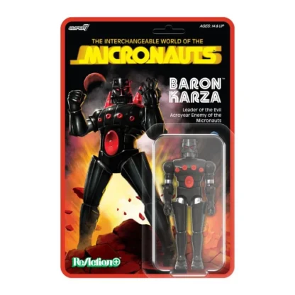 Super7 ReAction+ Micronauts Baron Karza