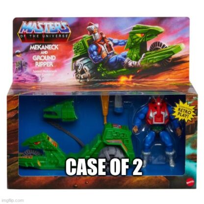 Masters of the Universe Origins Ground Ripper and Mekanek ( Case of 2 )