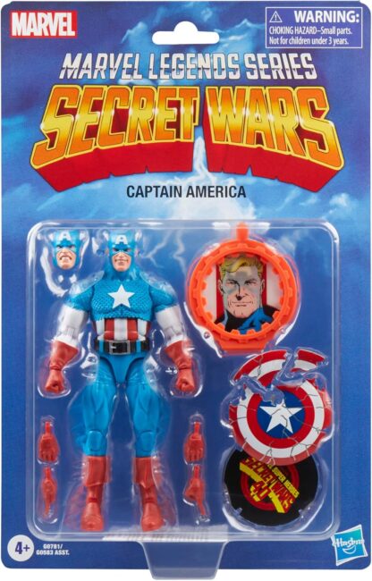 Marvel Legends Secret Wars Captain America ( Card not mint )